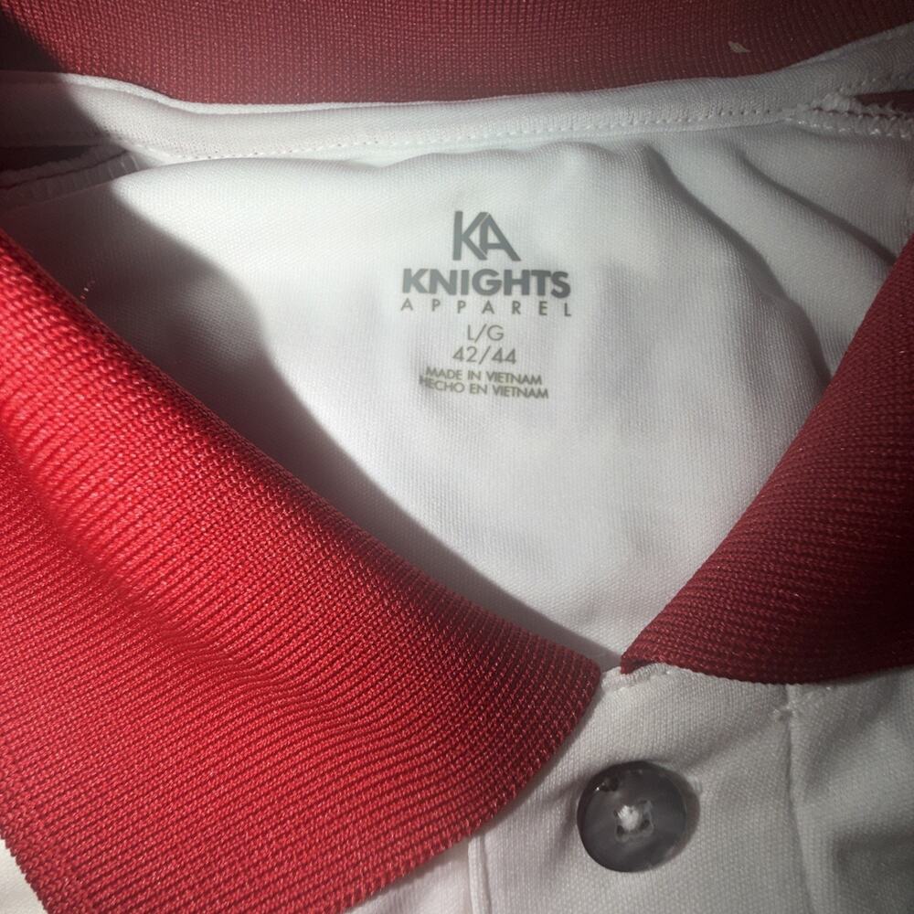 NWT Knights Apparel Crimson Tide Alabama Athletic Polo Shirt Mens Large (an25) - Picture 2 of 4